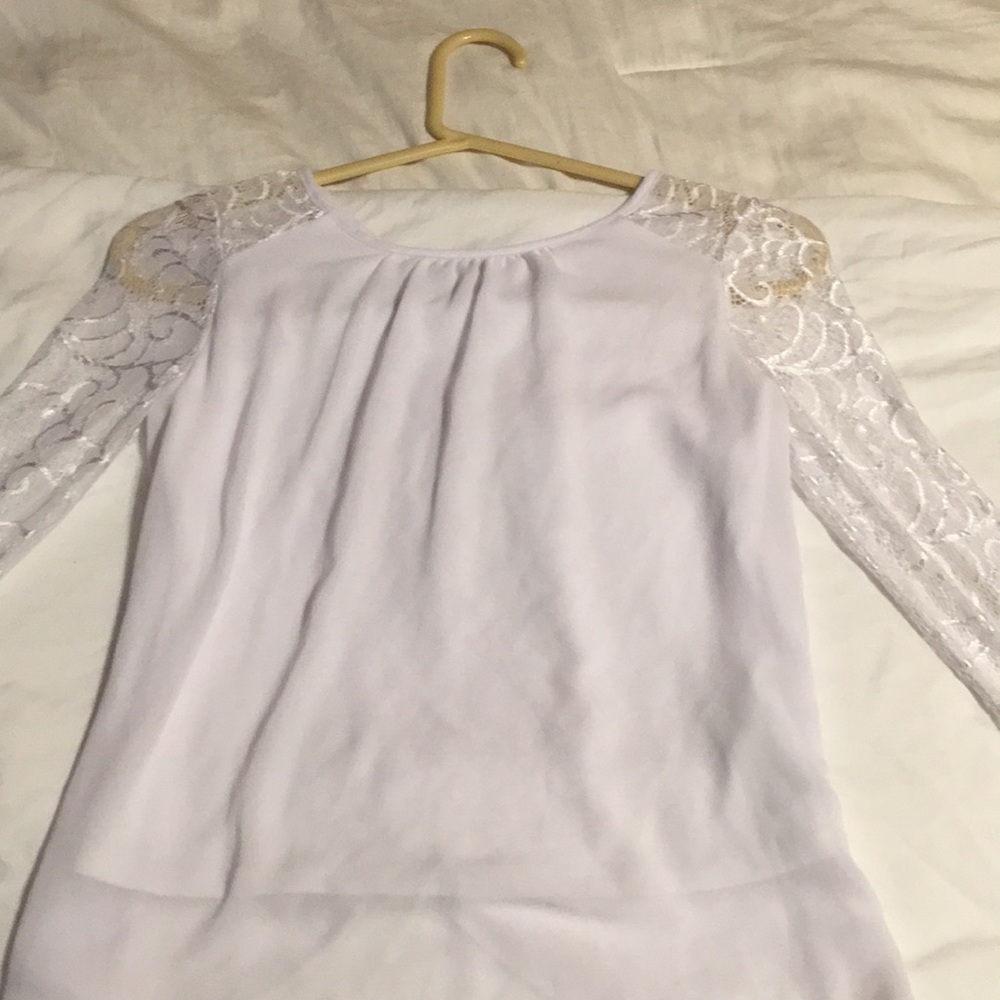 Girls white top